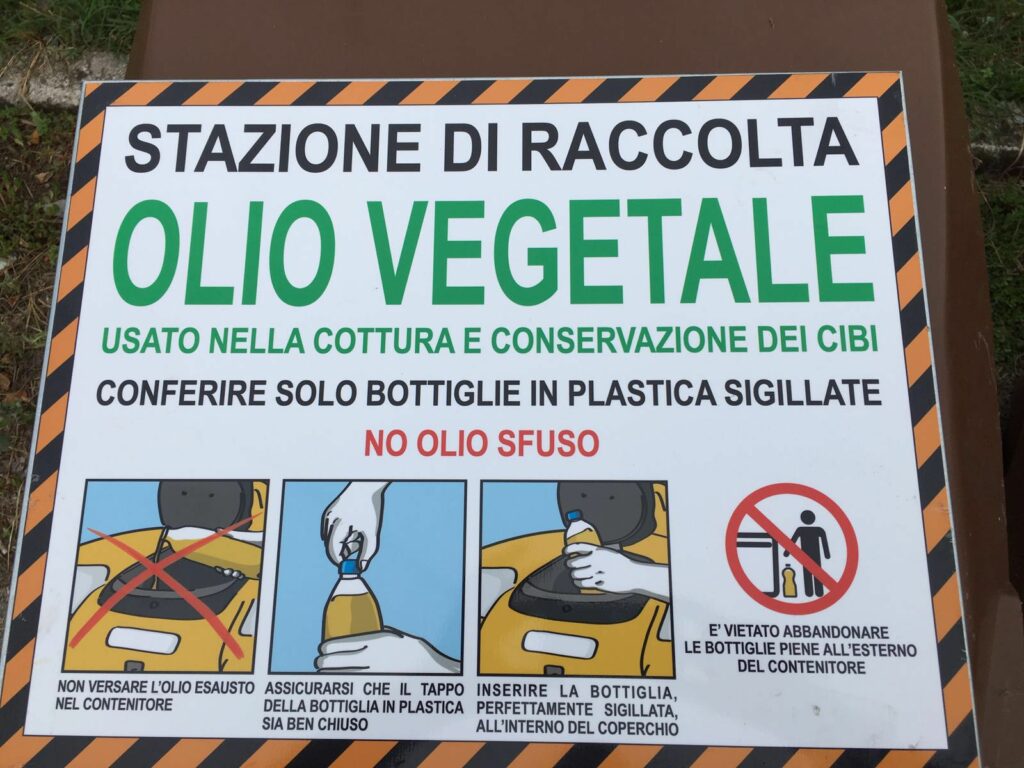 Salerno, raccolta oli vegetali esausti: installati sette totem in città