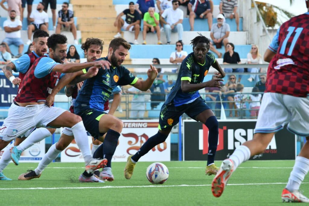 Manfredonia-Polisportiva Santa Maria 1-1, Gaeta salva i cilentani