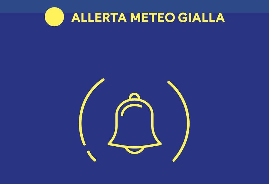 Allerta meteo “Gialla” sulla Campania dalle 15