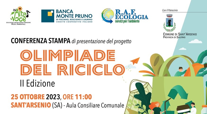 Olimpiade del riciclo: Banca Monte Pruno promuove tra i giovani il rispetto dell’ambiente
