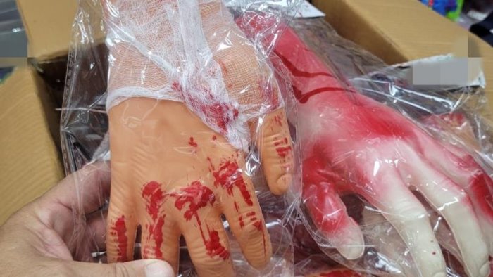 Halloween, sequestrati 11mila prodotti non sicuri
