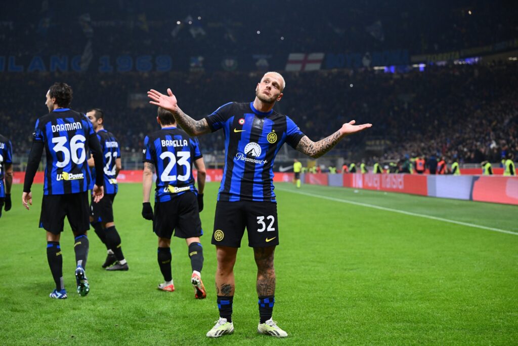 L’Inter batte il Frosinone con una magia di Dimarco