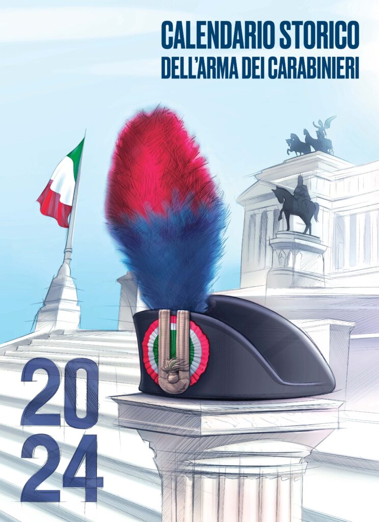 Presentato il calendario storico 2024 dei Carabinieri