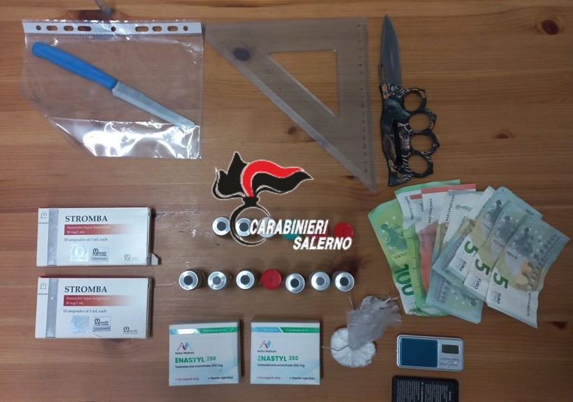 Positano, spacciava anabolizzanti e cocaina: preso