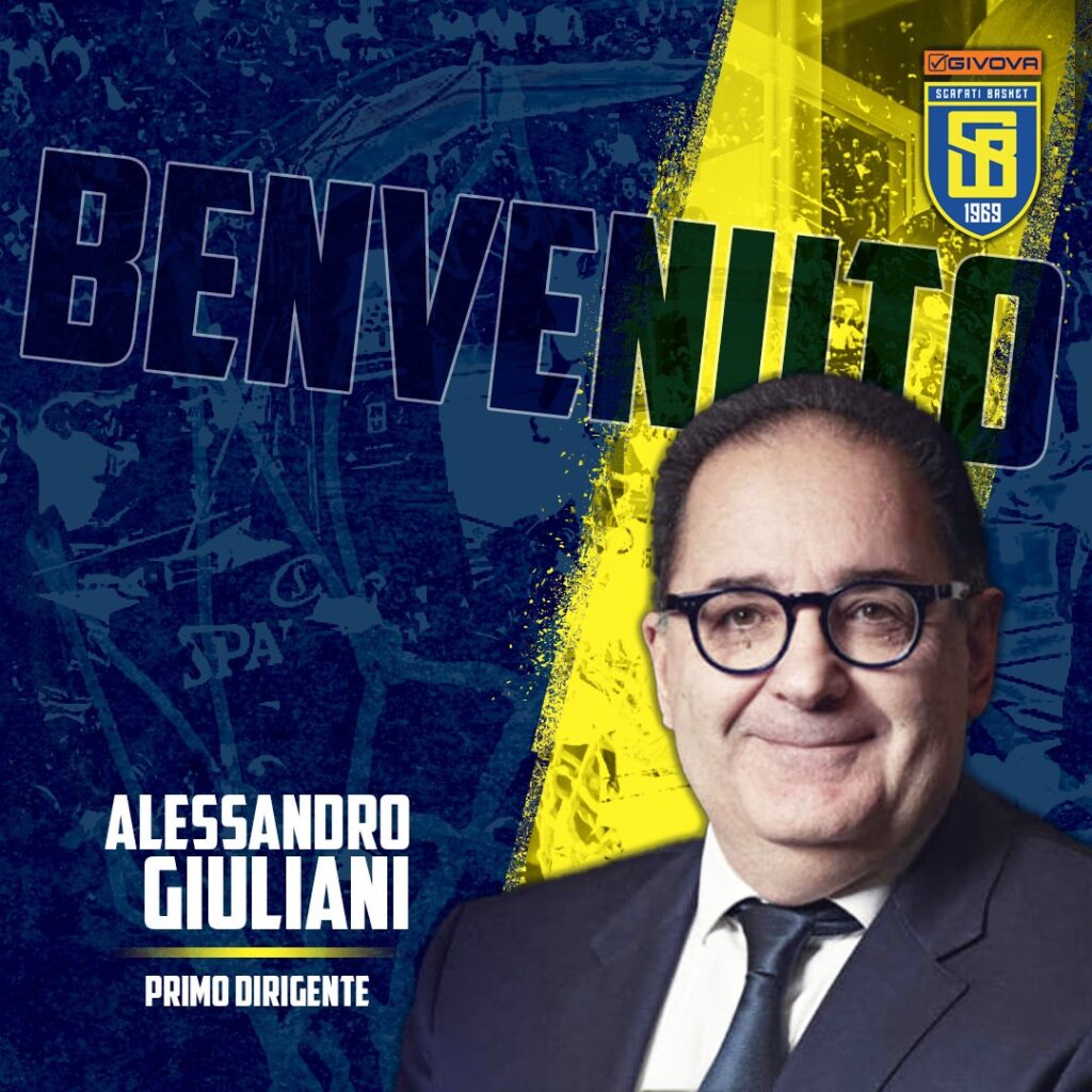 Givova Scafati, arriva il manager Alessandro Giuliani