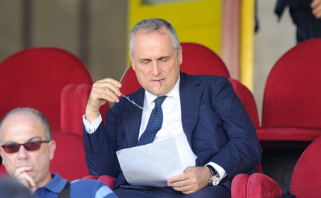 Rabbia Lotito dopo la sconfitta della Lazio con la Salernitana