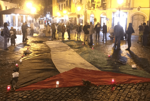 Salerno, veglia per la Palestina: «Stop alla guerra»
