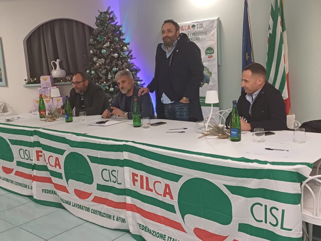 Il Pnrr e il rilancio del settore delle costruzioni, il tavolo di confronto della Filca Cisl Salerno