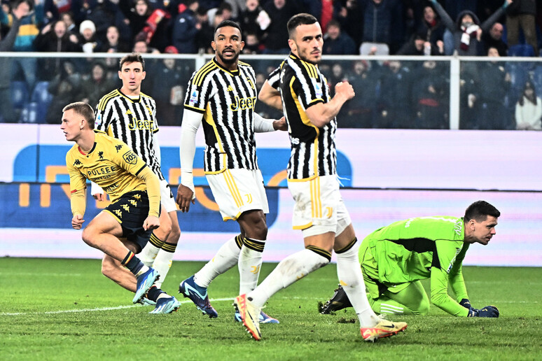 Il Genoa rallenta la corsa della Juventus alla vetta: pari a “Marassi”