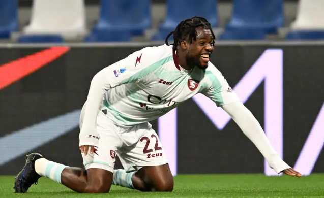 Allarme Salernitana, colpo alla caviglia per Ikwemesi