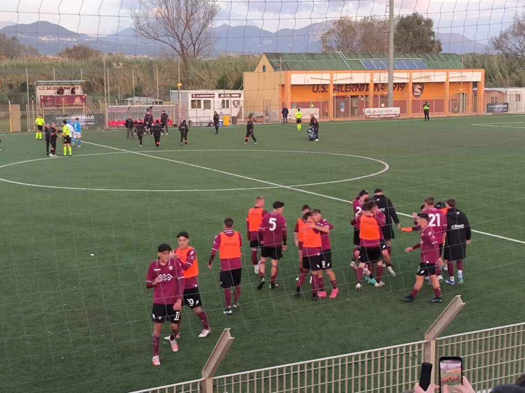 La Salernitana Primavera trionfa sul Napoli
