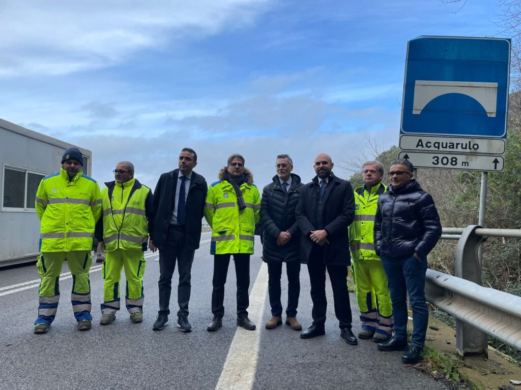 Il sottosegretario Ferrante con Anas sul viadotto “Acquarulo”