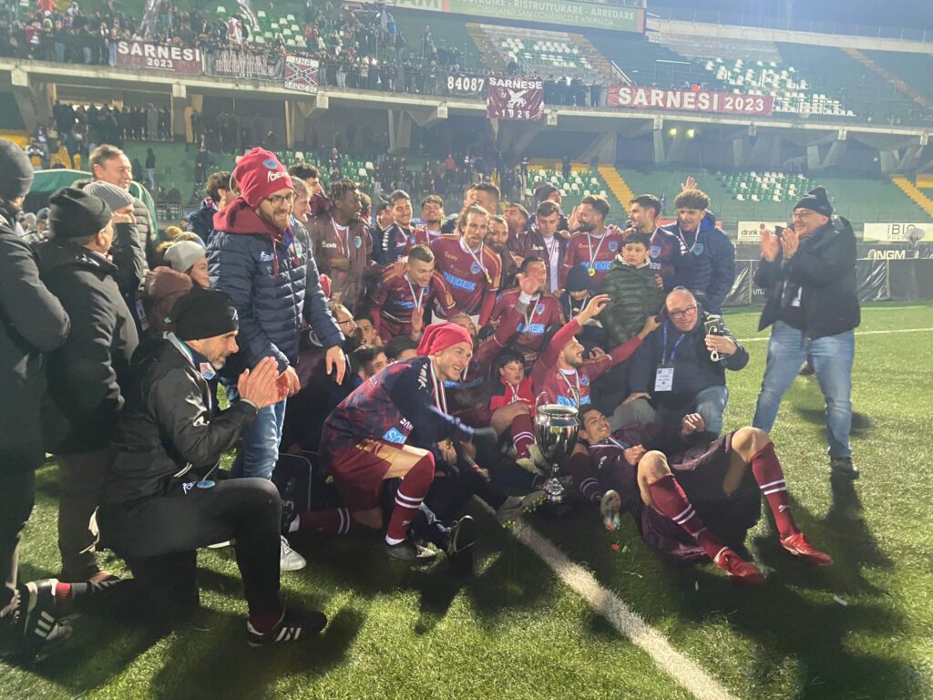 Sarnese-Puteolana 1-0, Evacuo regala la Coppa ai sarrastri