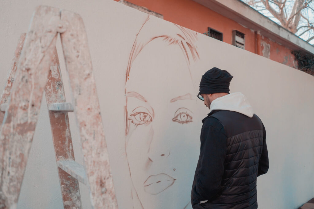 Pontecagnano, un murales per Anna Borsa
