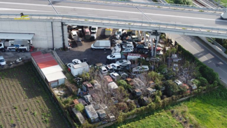Maxi discarica scoperta a Scafati grazie ai droni