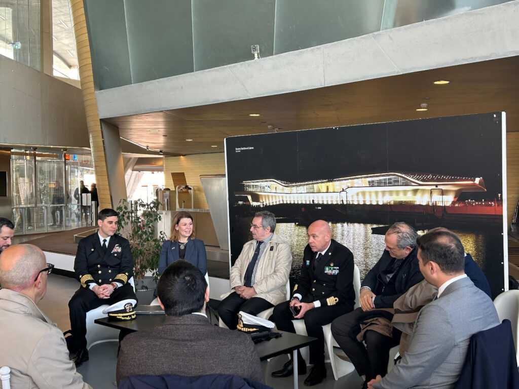 Porto di Salerno, visita del consolato Usa