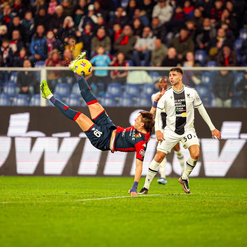 Il Genoa strapazza l’Udinese e ipoteca la salvezza