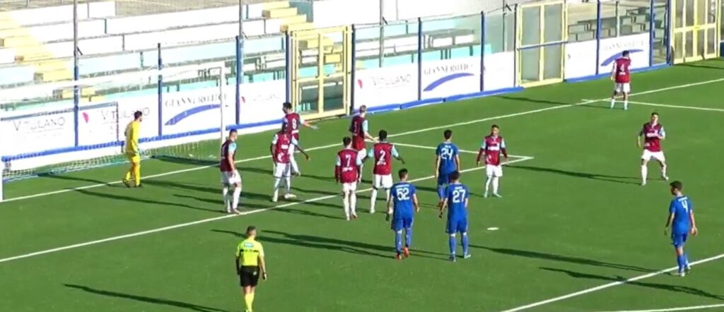 La Paganese cade in Puglia con il Manfredonia