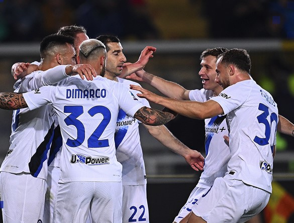 Inter schiacciasassi, travolto anche il Lecce