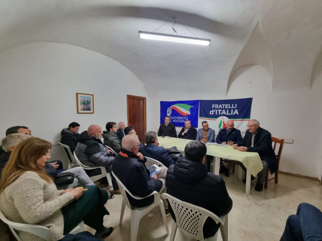 Fratelli d’Italia Alto Sele Tanagro, a Contursi i vertici del partito