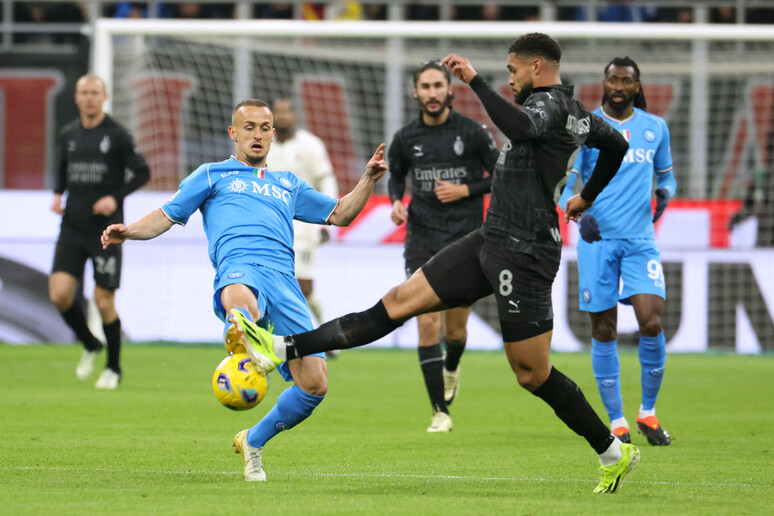 Milan-Napoli 1-0, i rossoneri vincono di misura