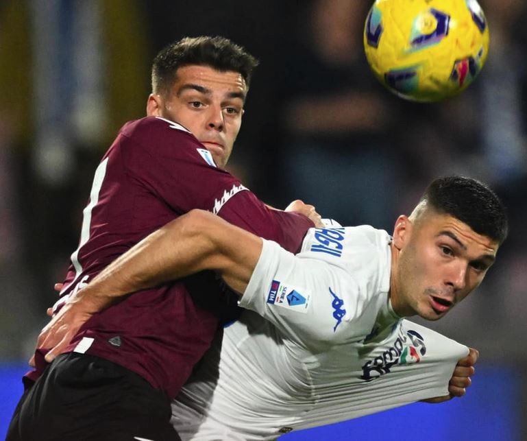 Salernitana-Empoli 1-3, i toscani espugnano l’Arechi