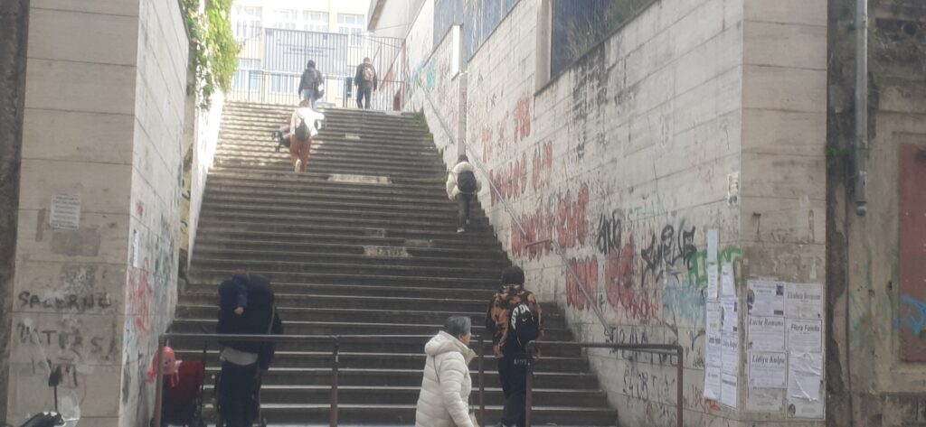 Salerno, una“scalata”per arrivare all’asilo nido