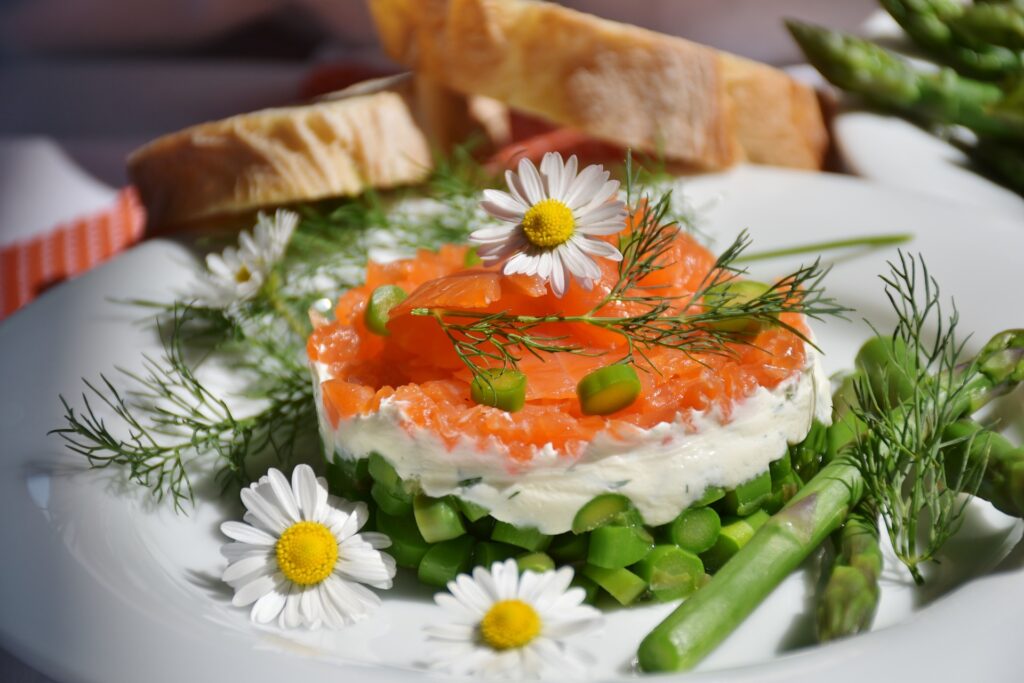 Asparagi e salmone