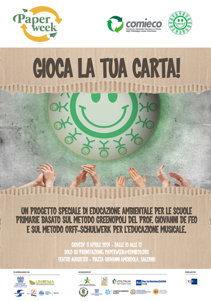 Paper Week 2024 a Salerno, iniziative in programma domani 11 aprile