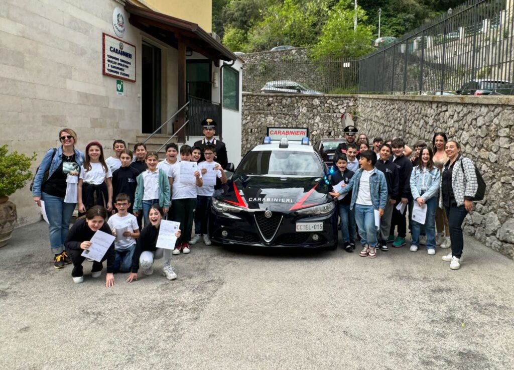 I bimbi della Costiera a lezione di legalità