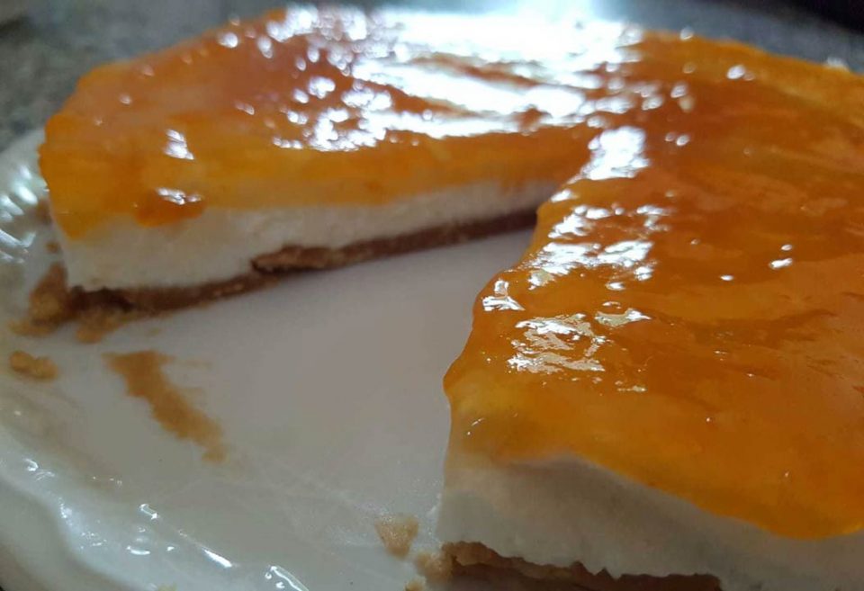 Cheesecake alle albicocche