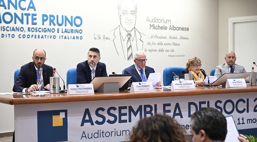 BCC Monte Pruno: l’Assemblea approva l’ennesimo ottimo bilancio d’esercizio
