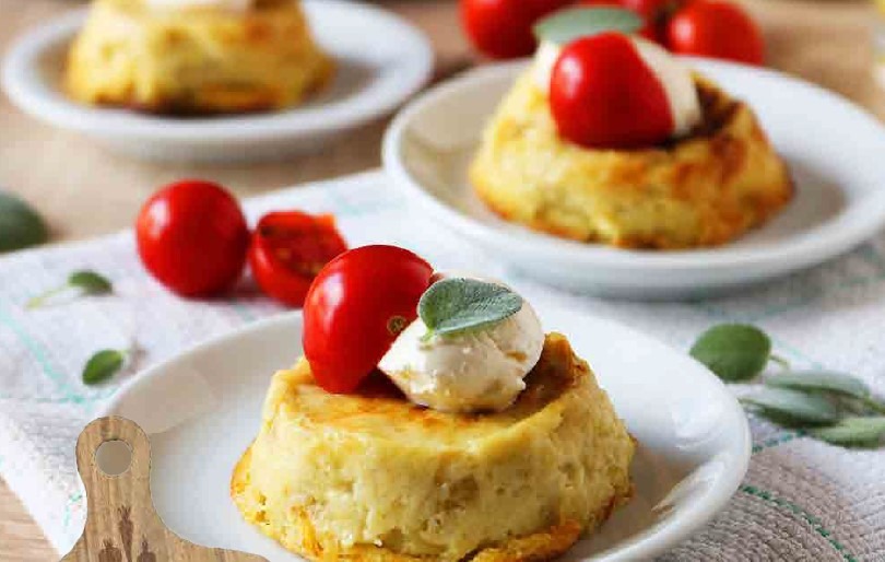 Flan di patate e porri