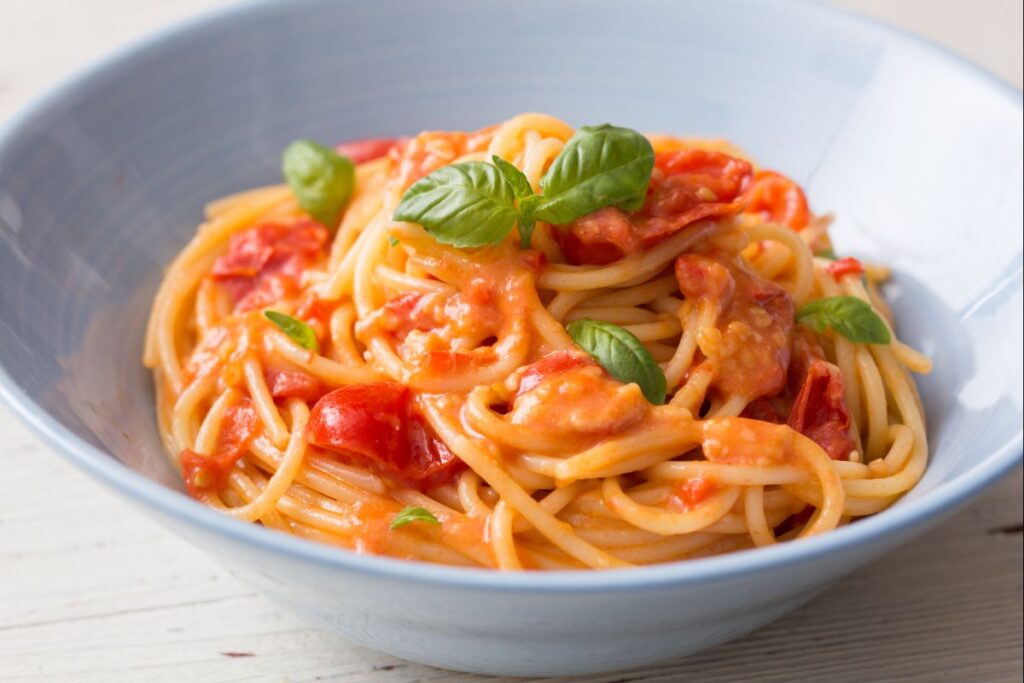Spaghettoni allo scarpariello