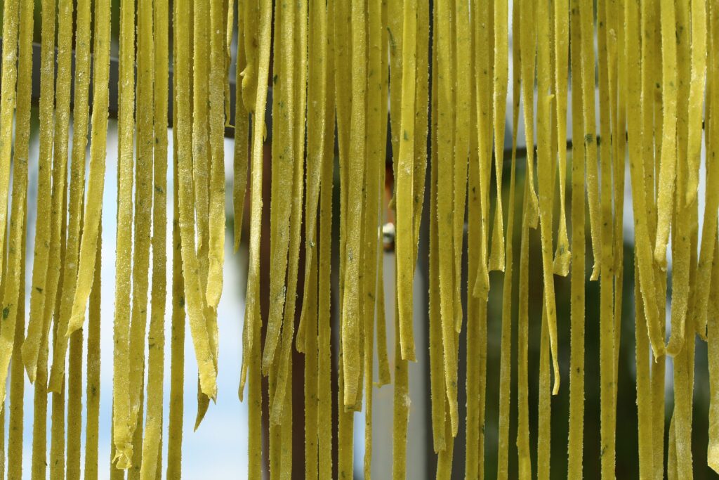 Tagliatelle verdi di primavera