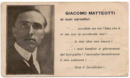 Salerno ricorda il sacrificio di Giacomo Matteotti