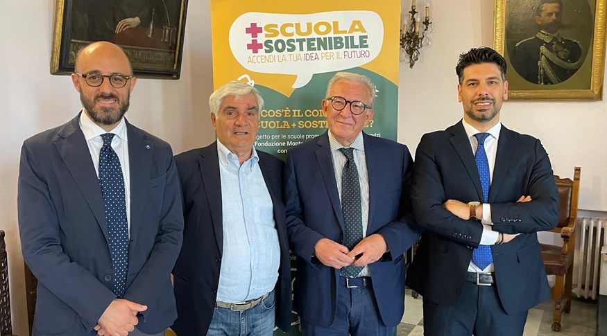 La BCC Monte Pruno e Metellia Servizi assegnano all’I.I.S. Della Corte – Vanvitelli di Cava de’ Tirreni il premio “+Scuola +Sostenibile – Accendi la tua idea per il futuro”