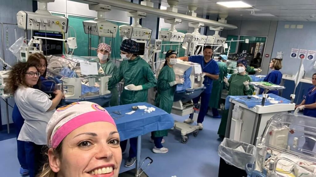 Parto trigemellare all’ospedale di Nocera Inferiore