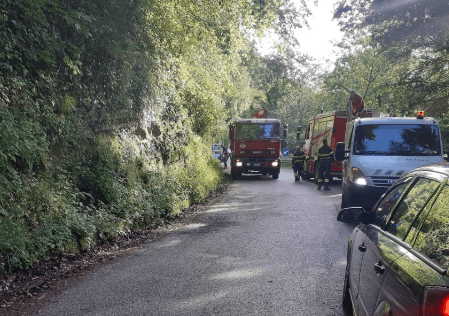 Frana a Gioi chiusa la provinciale 47