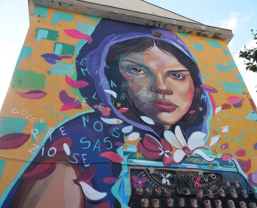 Salerno, nuovo “murales” nel quartiere Pastena