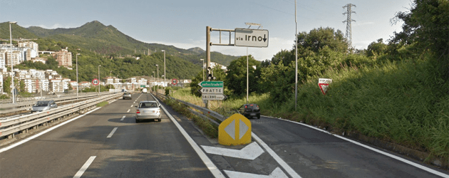 Salerno, incidente sulla tangenziale