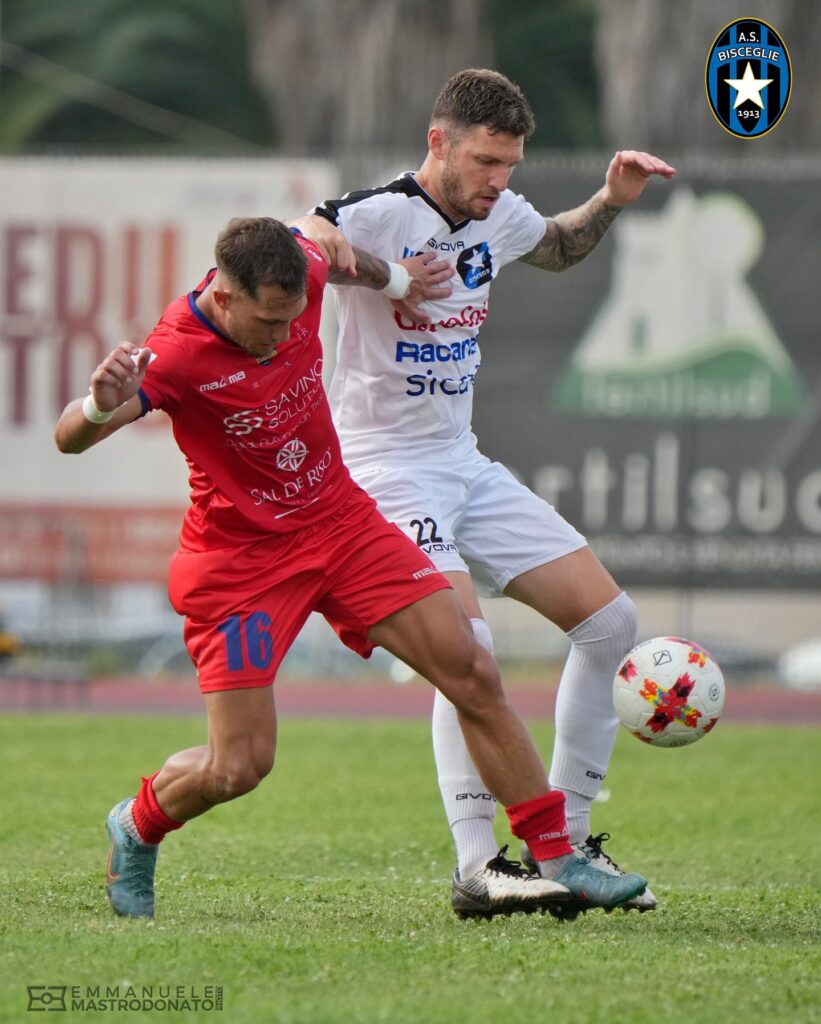 Bisceglie-Costa d’Amalfi 1-1, Pepe risponde a Monaco