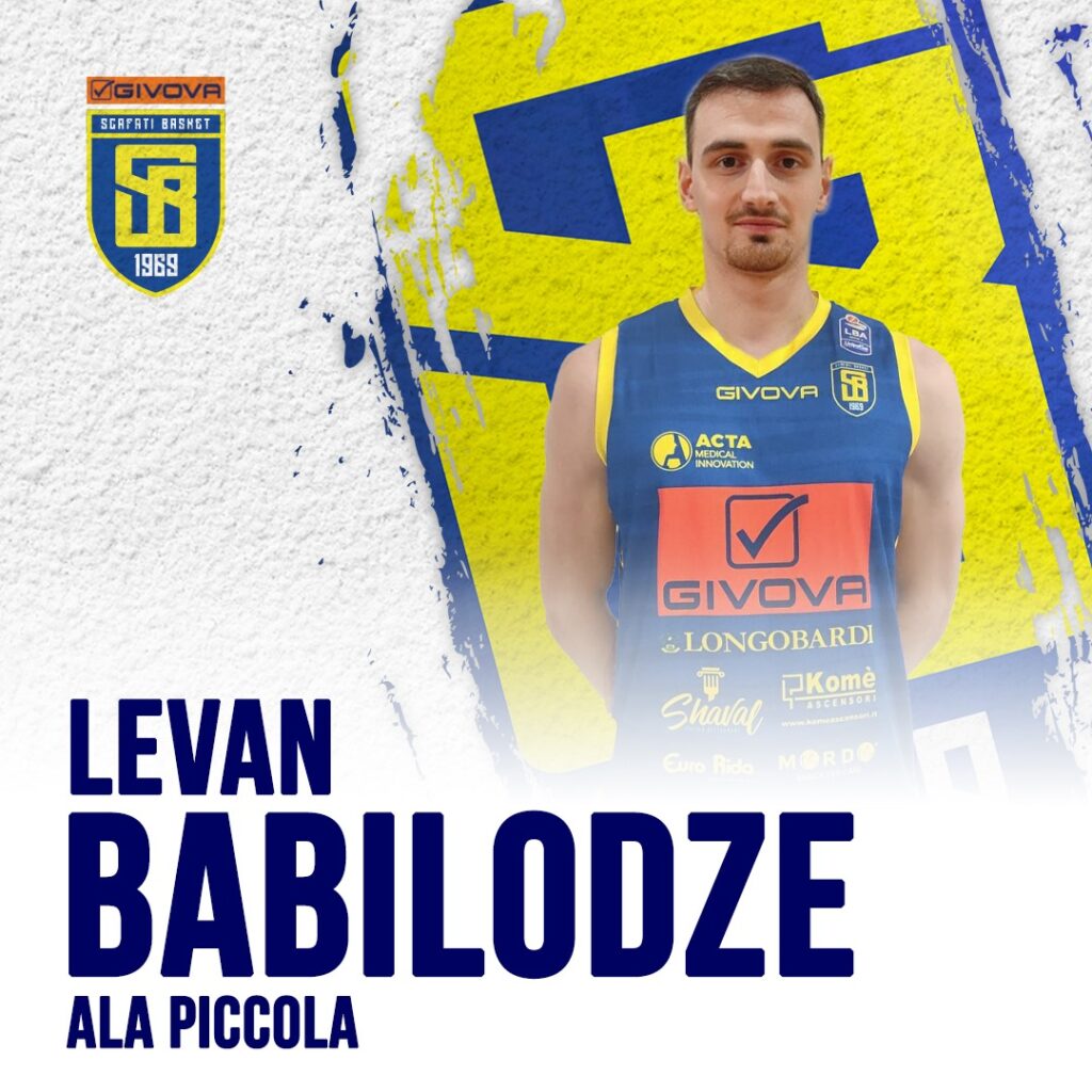Givova Scafati, Babilodze chiude il mercato tricolore