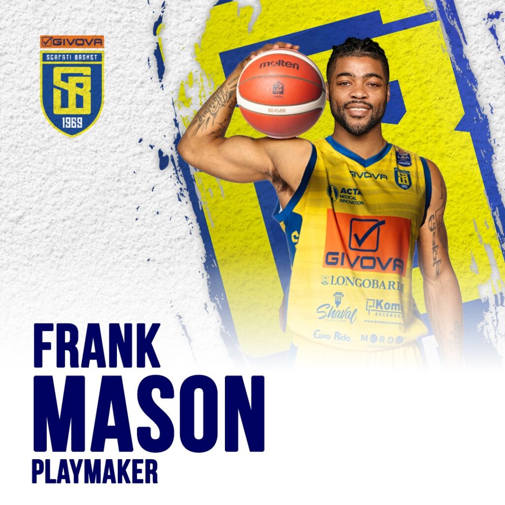 Givova Scafati, preso l’ex Nba Mason