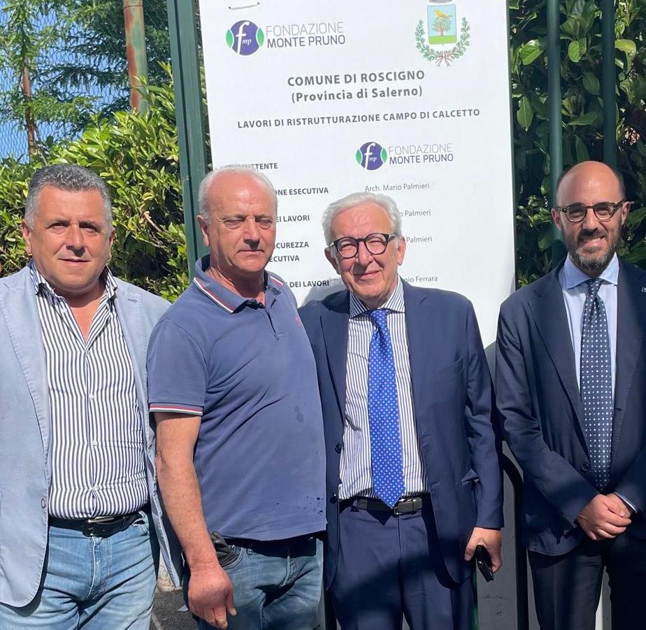 Fondazione Monte Pruno, iniziati i lavori per il campo di calcetto a Roscigno