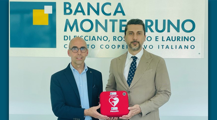 La BCC Monte Pruno dona un defibrillatore all’ASD Podistica Pollese