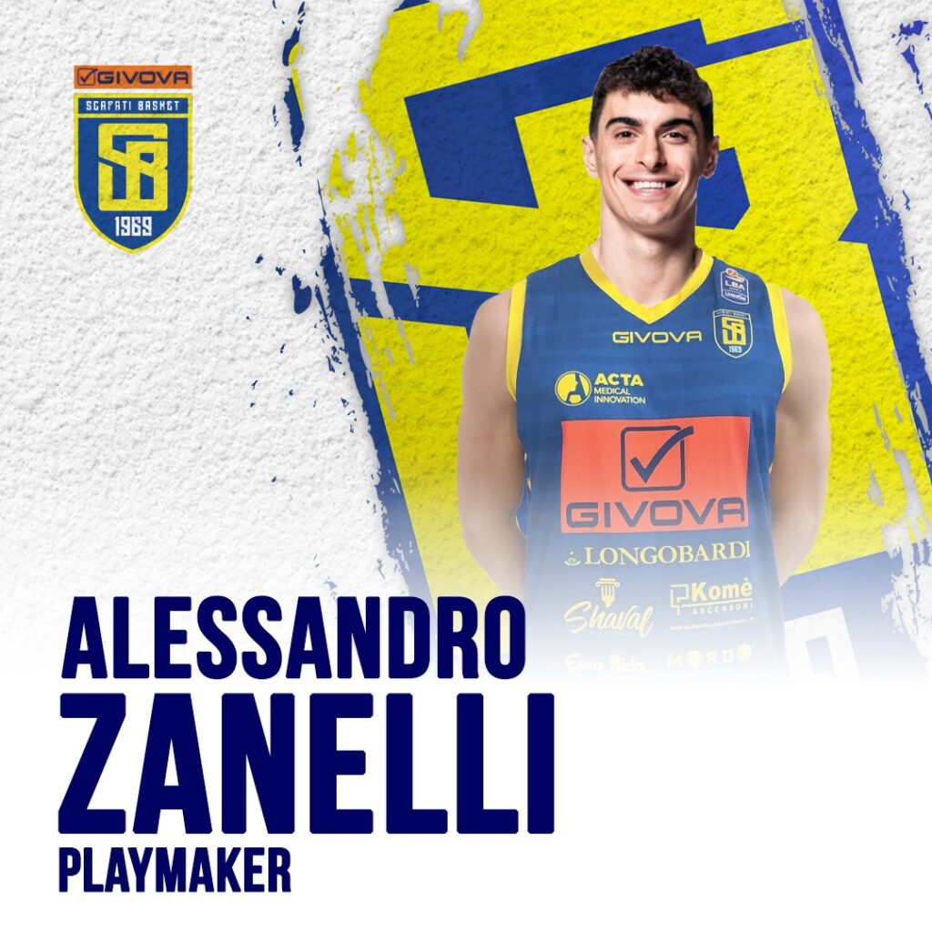 Givova Scafati, il nuovo play è Alessandro Zanelli