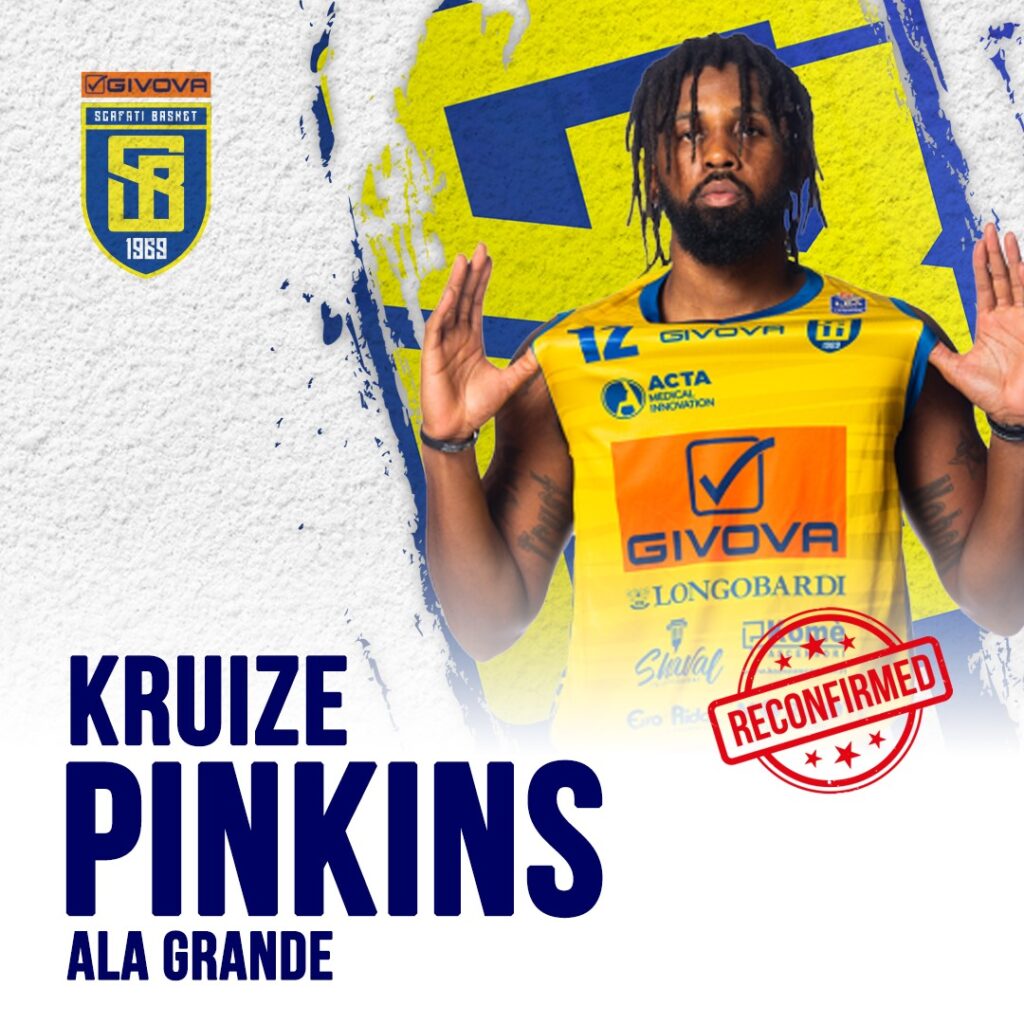 Givova Scafati, continua la storia d’amore  con Pinkins
