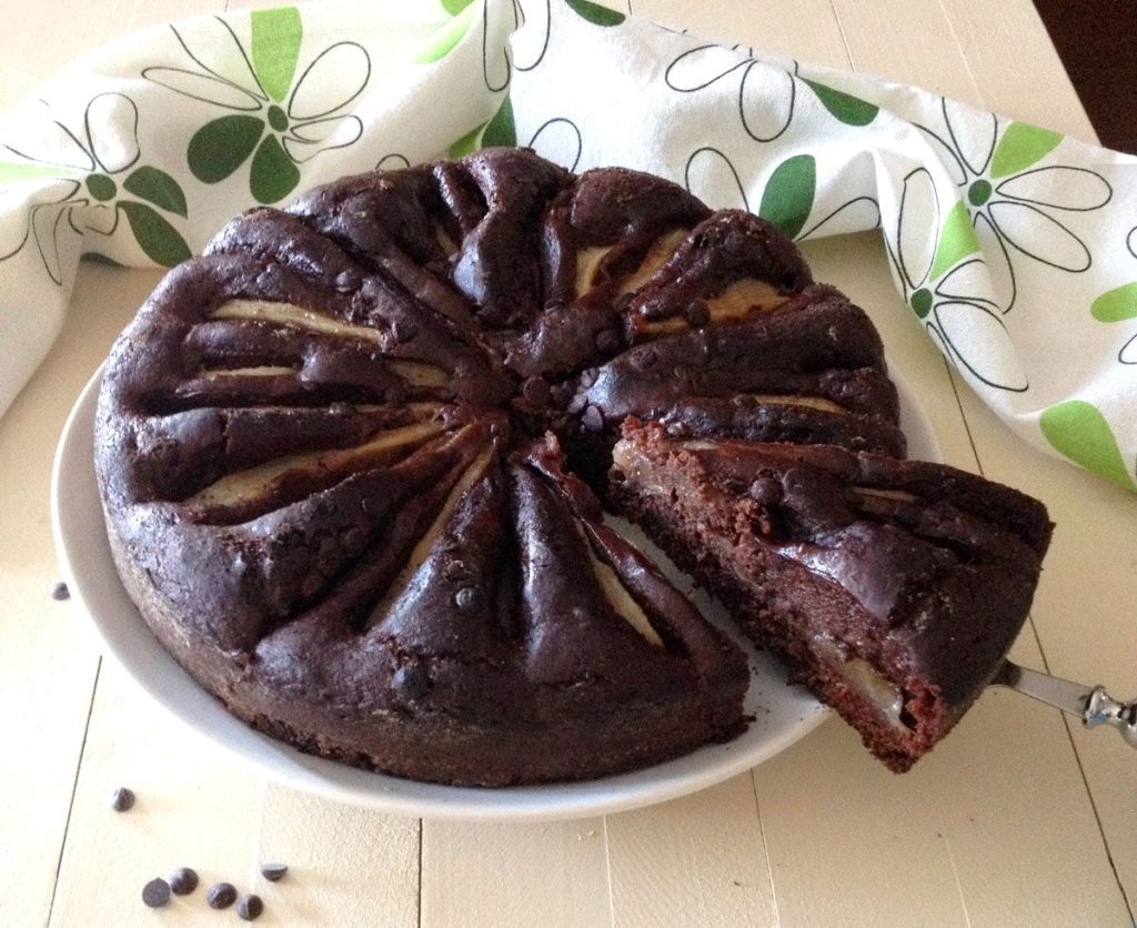 Torta pere e cioccolato