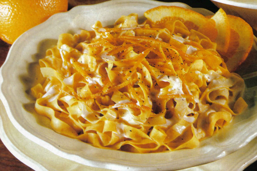 Tagliatelle all’arancia